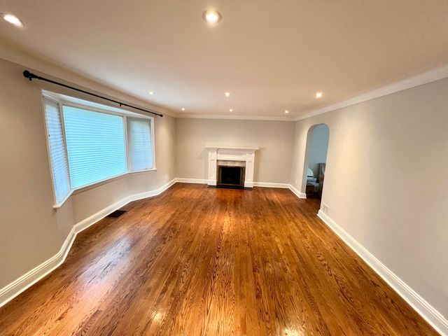 Entryway with fresh, warm coat and trim details